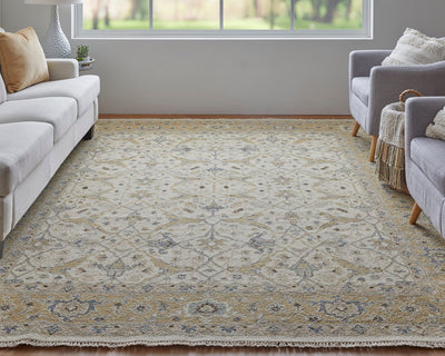 product image for Aleska Oriental Ivory/Gold Rug 10 59