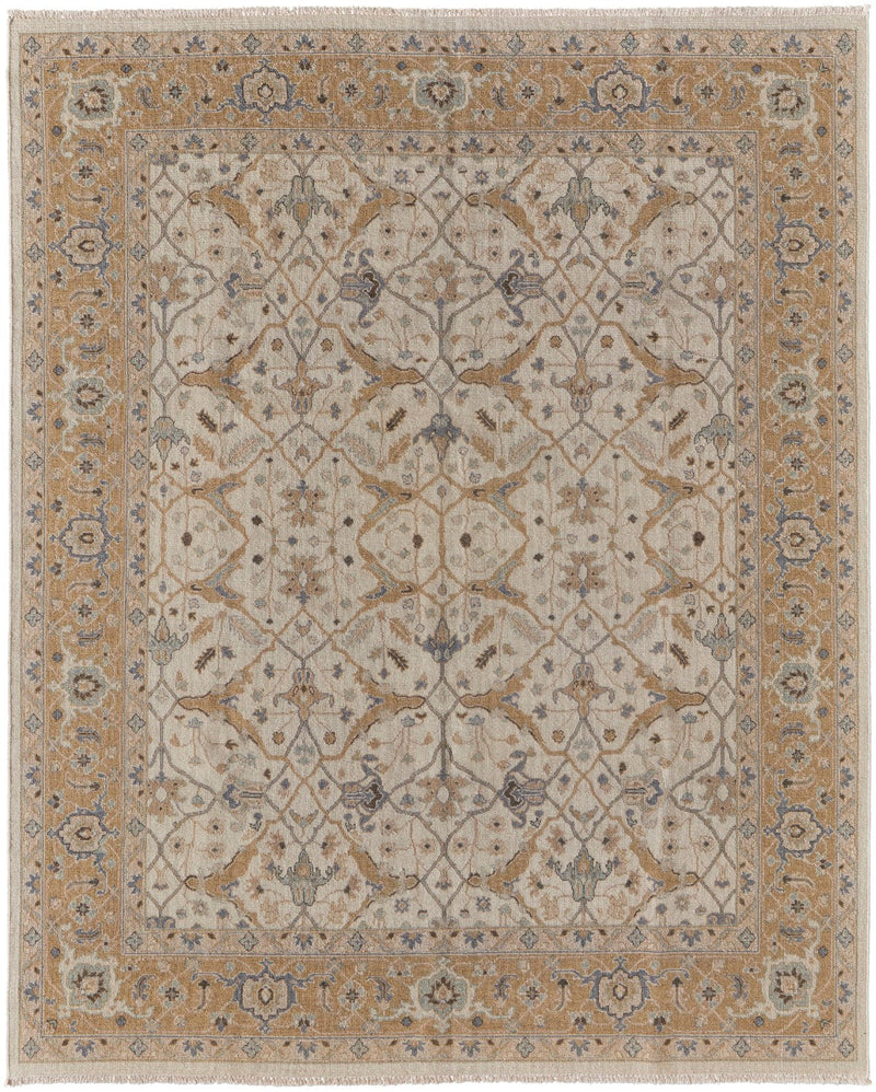 media image for Aleska Oriental Ivory/Gold Rug 1 231