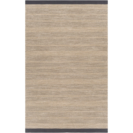 media image for Osasuna Cotton Brown Rug Flatshot Image 219