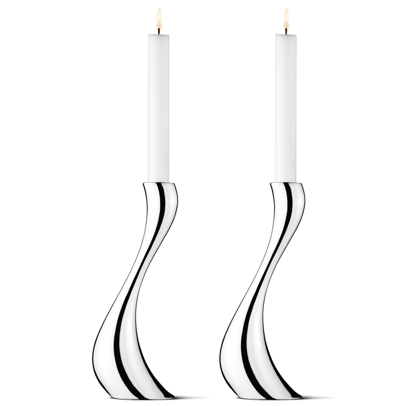 Shop Cobra Large Candle Holder, Set of 2 | Burke Decor