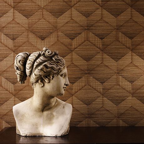 media image for Parquet Wallpaper in Brown Color by Osborne & Little 247