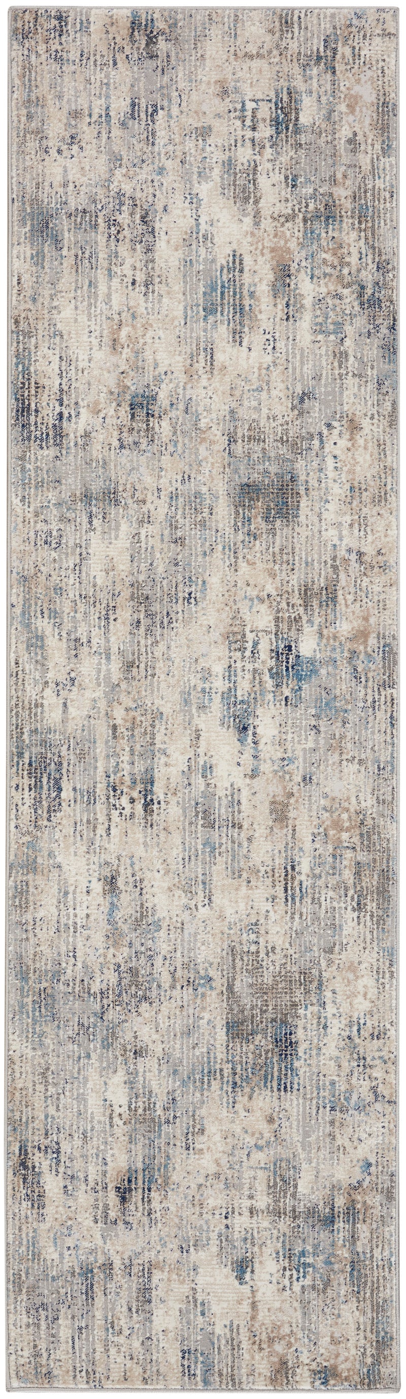 media image for ck022 infinity ivory grey blue rug by nourison 99446079213 redo 5 25