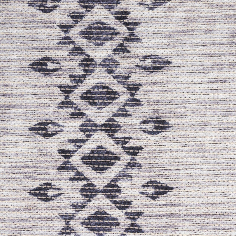 media image for Nicole Curtis Machine Washable Series Ivory Charcoal Scandinavian Rug By Nicole Curtis Nsn 099446163332 8 268