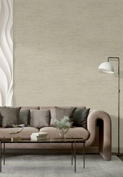 product image for Italian Style Plain Texture Wallpaper in Beige/Gold 71