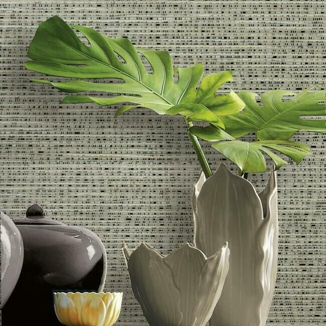 media image for Prairie Wallpaper in Dark Neutral from the Quietwall Textiles Collection by York Wallcoverings 25