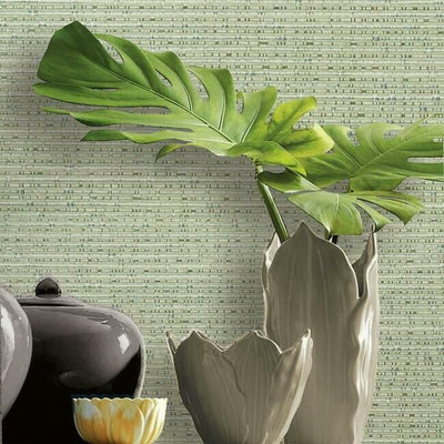 product image for Prairie Wallpaper in Silver-Mint from the Quietwall Textiles Collection by York Wallcoverings 91