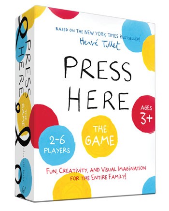 product image of Press Here: The Game Fun, Creativity, and Visual Imagination for the Entire Family! By Hervé Tullet 585