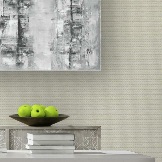 media image for Pueblo Wallpaper in Oatmeal from the Quietwall Textiles Collection by York Wallcoverings 251