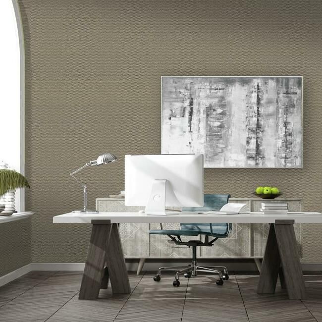 media image for Pueblo Wallpaper in Taupe Grey from the Quietwall Textiles Collection by York Wallcoverings 294