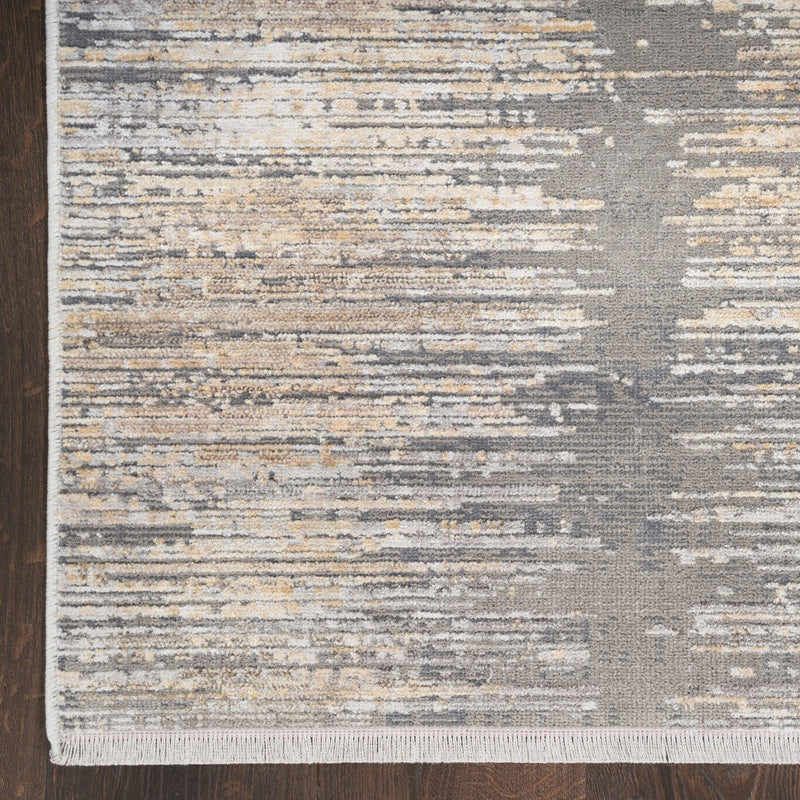 media image for Nourison Home Abstract Hues Grey Gold Modern Rug By Nourison Nsn 099446904553 5 221