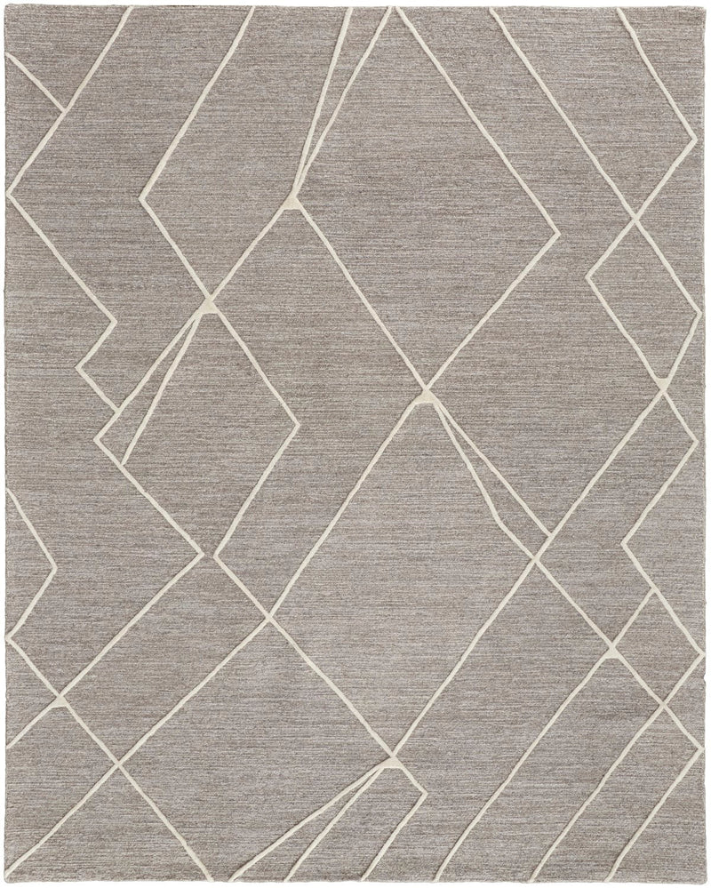 media image for euclid hand tufted gray ivory rug by thom filicia x feizy t11t8004gryivyj00 1 299