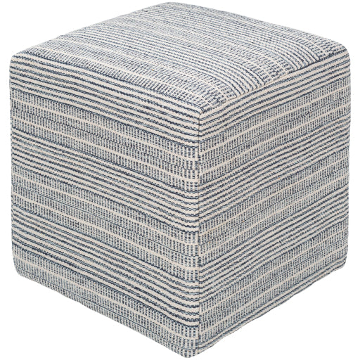 media image for Ryder Cotton Bright Blue Pouf Flatshot Image 216