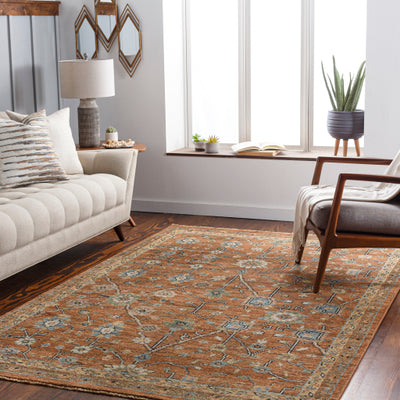 product image for Reign Nz Wool Dark Brown Rug Roomscene Image 73