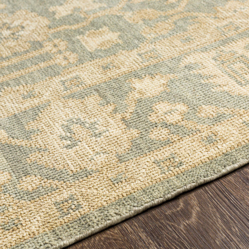 media image for Reign Nz Wool Dark Green Rug Texture Image 229