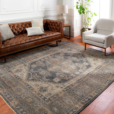 product image for Reign Nz Wool Charcoal Rug Roomscene Image 2 17