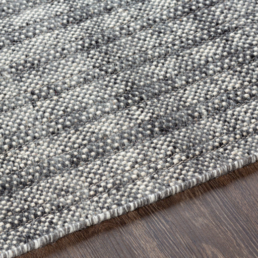 media image for Reliance Wool Grey Rug Texture Image 279