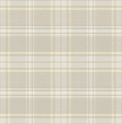 product image of Tartan Wallpaper in Cream & Off-White 597