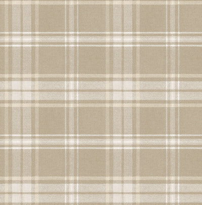 product image of Sample Tartan Wallpaper in Beige & Off-White 593