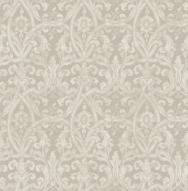 media image for Gothic Wallpaper in Beige 243