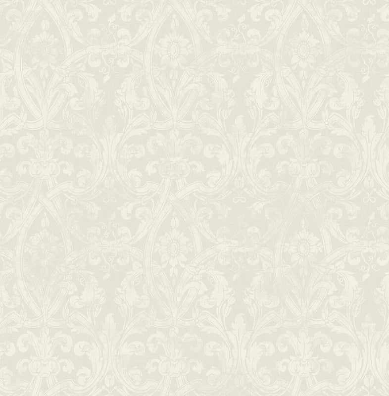 media image for Gothic Wallpaper in Cream 236