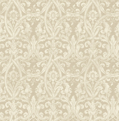 Shop Gothic Wallpaper in Beige & Cream | Burke Decor