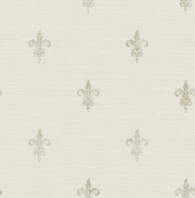 product image of French Lily Wallpaper in Beige 594