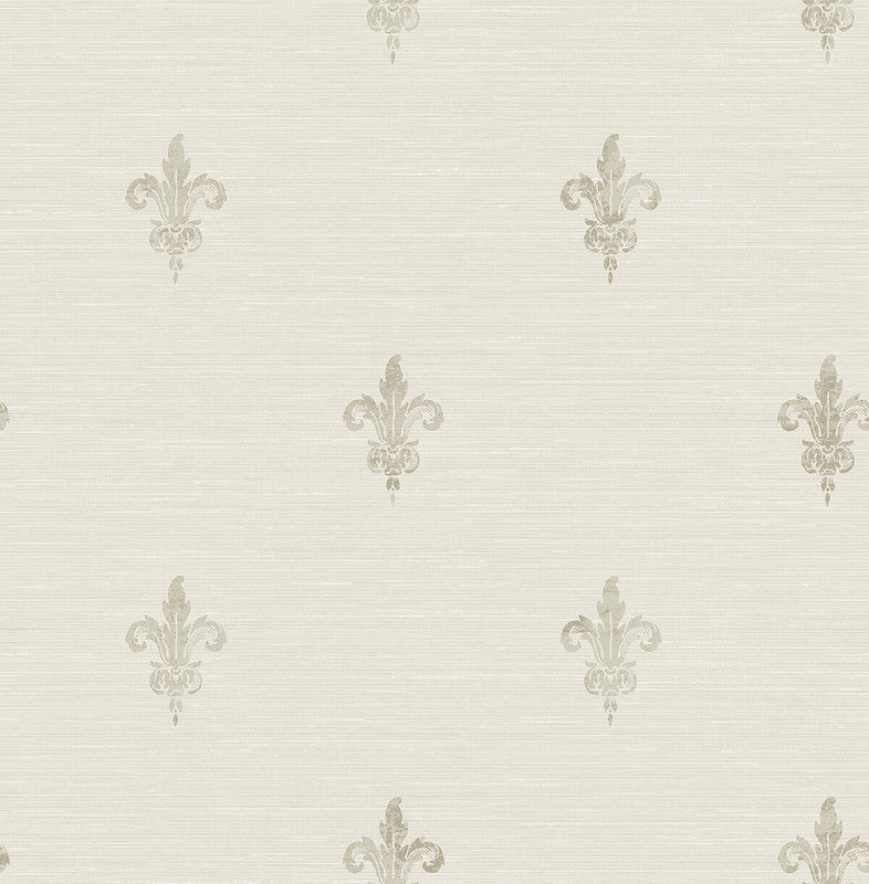 media image for French Lily Wallpaper in Beige 275