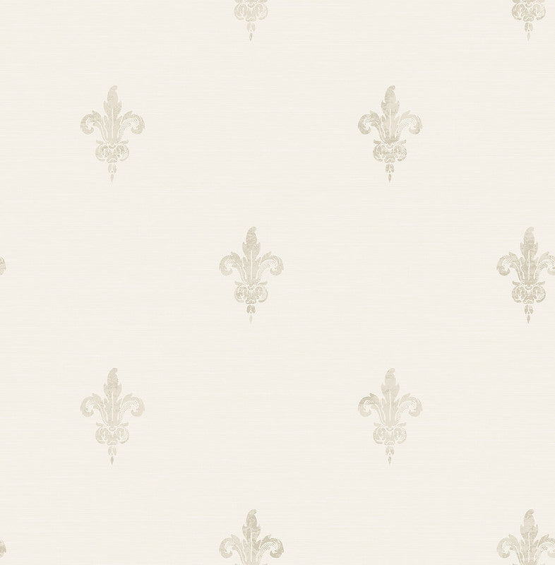 media image for French Lily Wallpaper in Light Beige 254