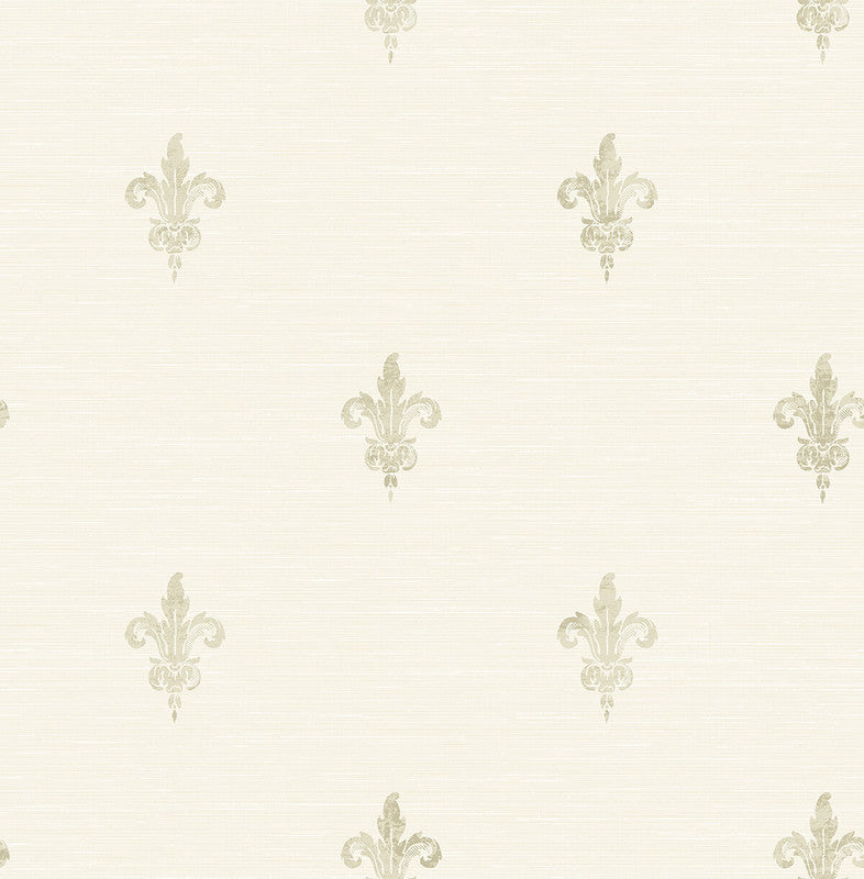 media image for French Lily Wallpaper in Cream 240