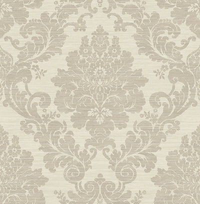 product image of Textile Damask Wallpaper in Cream 571