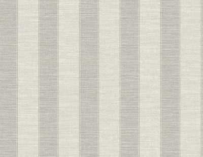 product image of Textile Stripe Wallpaper in Grey & Beige 597