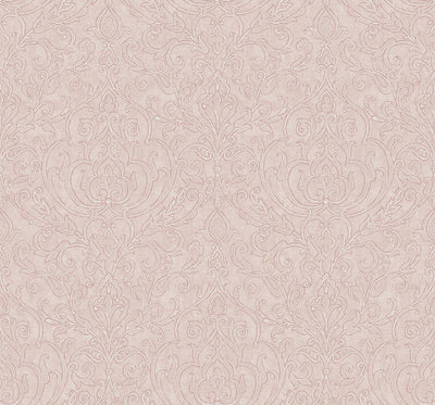 product image of Soft Damask Wallpaper in Pink 563