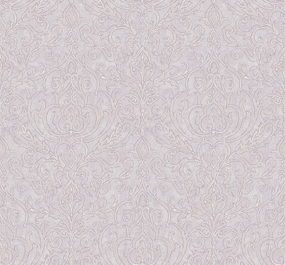 product image of Sample Soft Damask Wallpaper in Light Purple 596