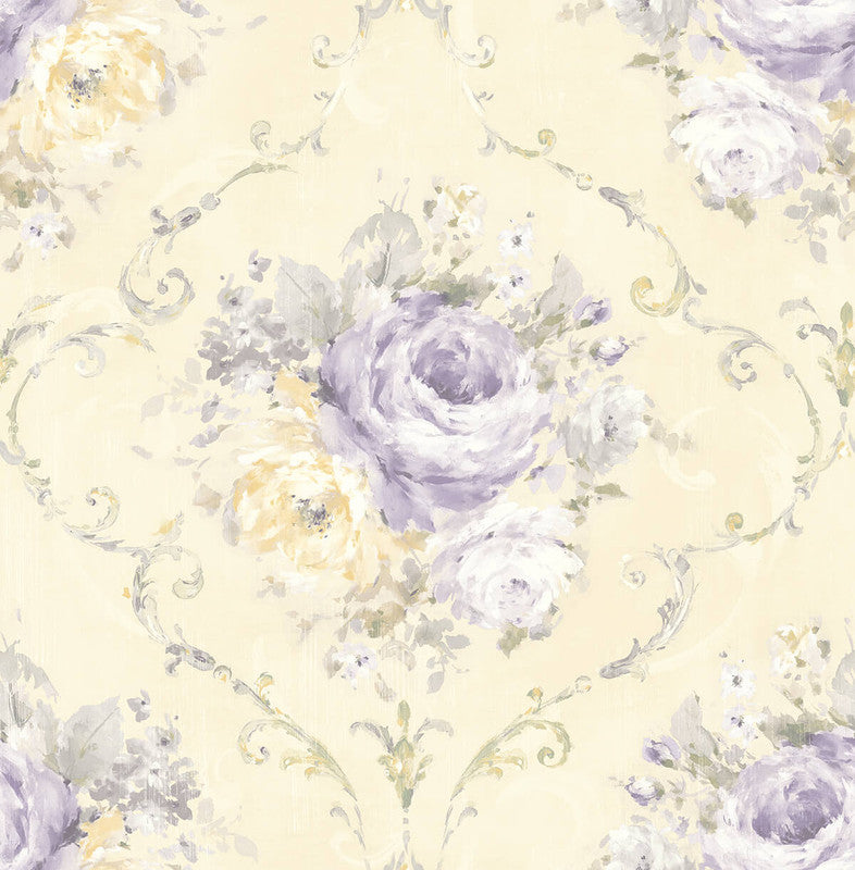 media image for Bouquet Wallpaper in Yellow & Multi 263