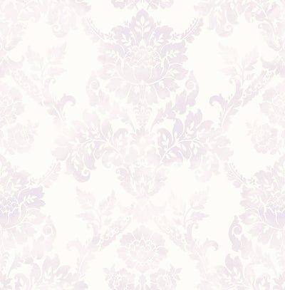 product image of French Damask Wallpaper in Light Purple 519