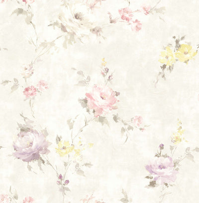 product image of Spring Branch Wallpaper in Rose & Multi 55