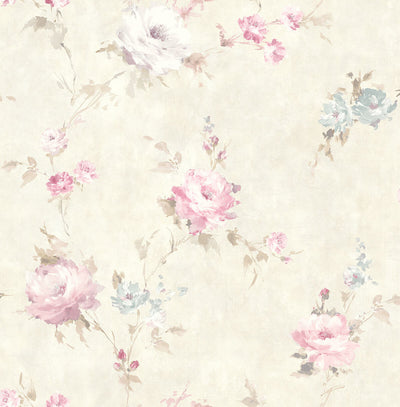 product image of Spring Branch Wallpaper in Beige & Multi 526