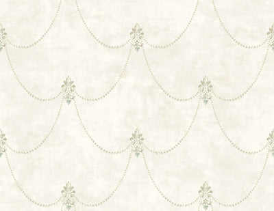 product image of Fleur de Lys Wallpaper in Beige 59