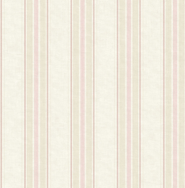 media image for Spring Stripe Wallpaper in Pink 260