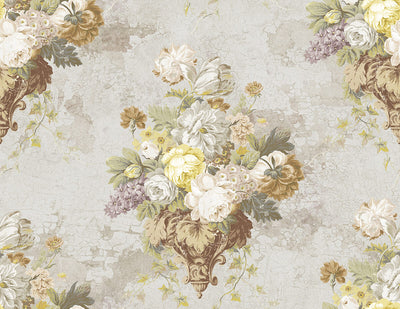 product image of Floral Bunch Wallpaper in Grey & Multi 592