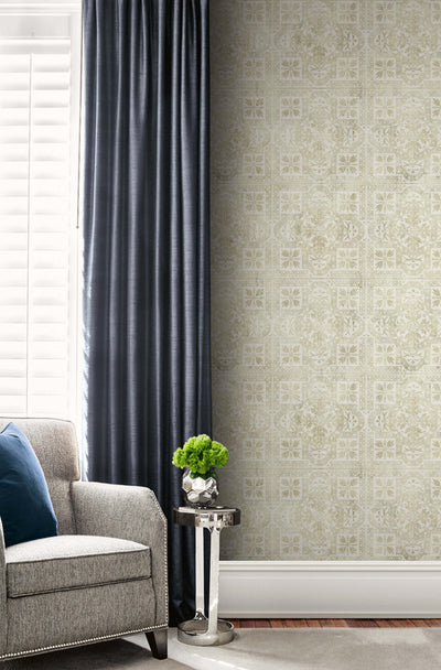 product image for Tiles Wallpaper in Beige & Cream 83