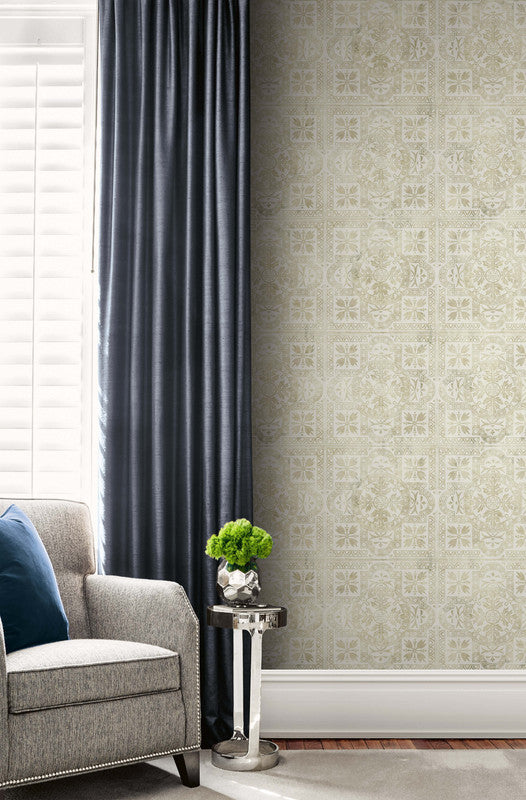 media image for Tiles Wallpaper in Beige & Cream 254