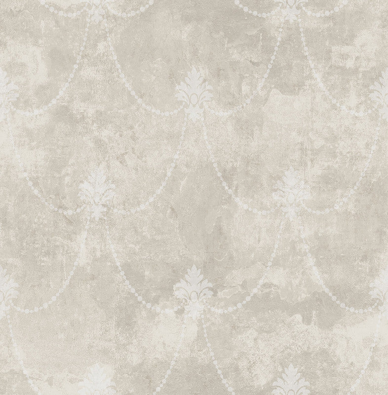 media image for Lys Flower Wallpaper in Grey & Ivory 286