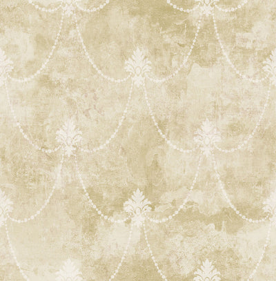 product image of Lys Flower Wallpaper in Beige & Ivory 570