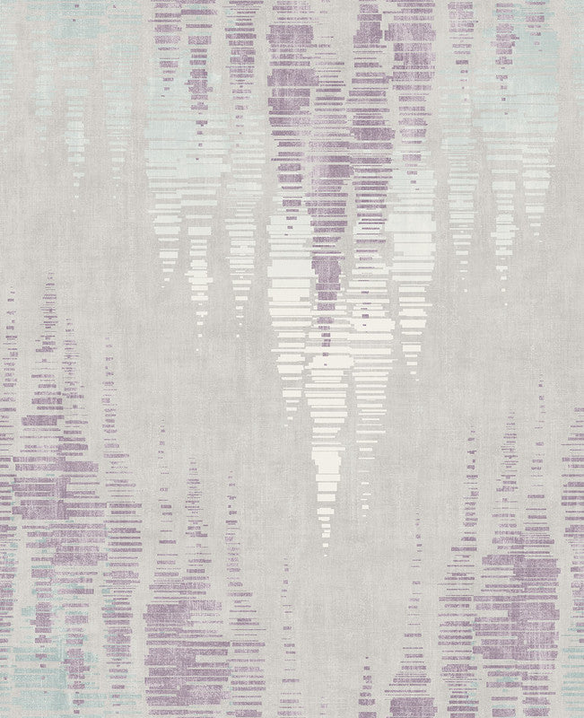 media image for Graffiti Effect Wallpaper in Purple & Grey 210