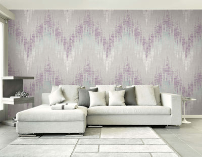 product image for Graffiti Effect Wallpaper in Purple & Grey 69