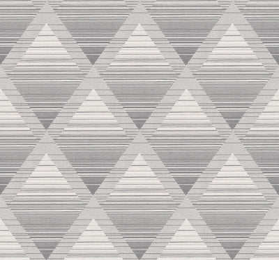 product image for Metallic Rhombus Wallpaper in Grey 81