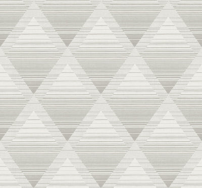 product image for Metallic Rhombus Wallpaper in Light Grey 86