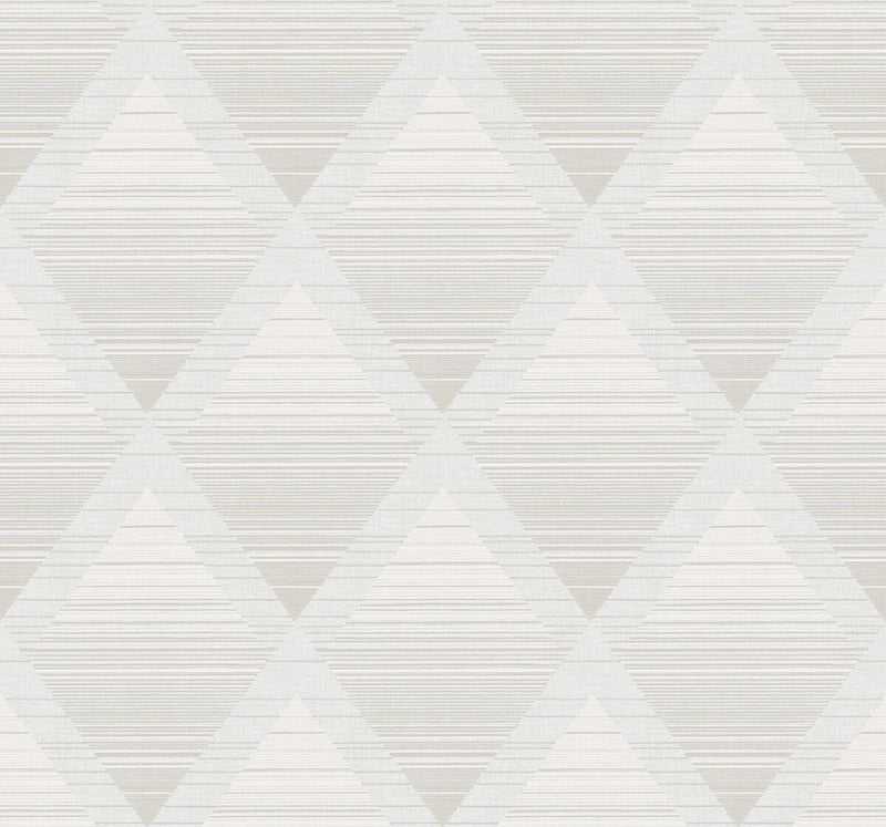 media image for Metallic Rhombus Wallpaper in Off-White & Beige 222