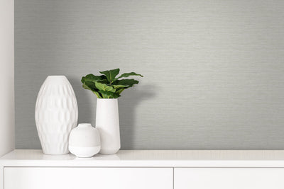 product image for Metallic Texture Wallpaper in Soft Grey 97